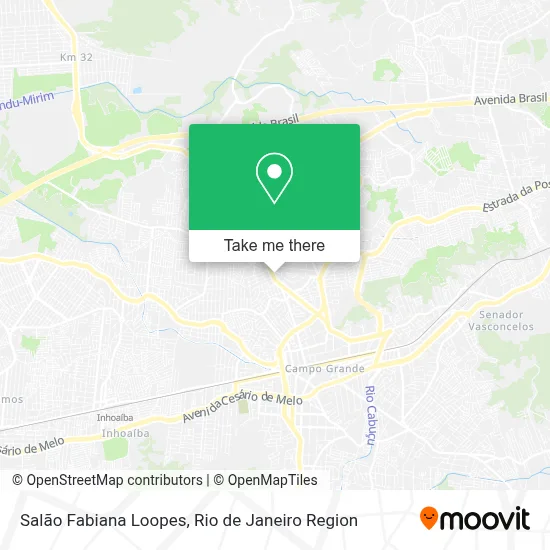 Salão Fabiana Loopes map