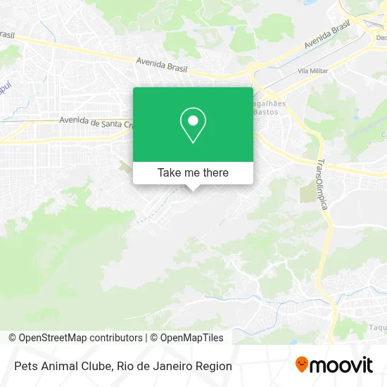 Pets Animal Clube map