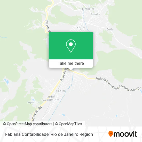 Fabiana Contabilidade map