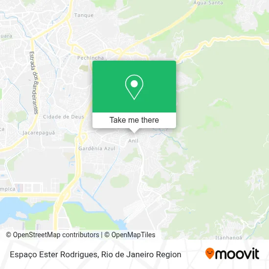 Espaço Ester Rodrigues map