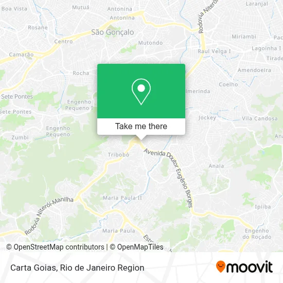 Carta Goias map