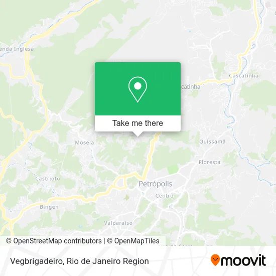 Vegbrigadeiro map