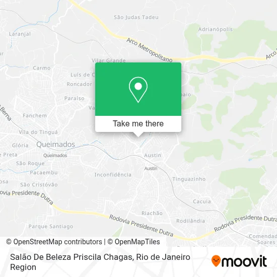Salão De Beleza Priscila Chagas map