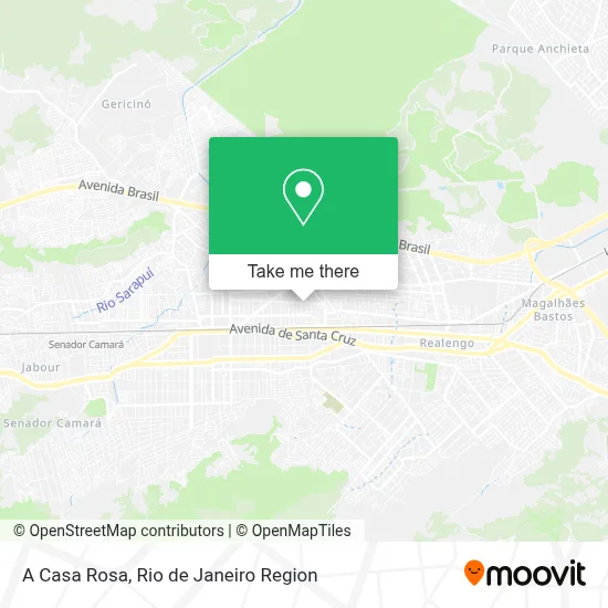 A Casa Rosa map