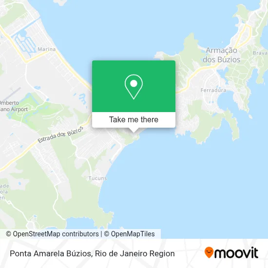 Ponta Amarela Búzios map