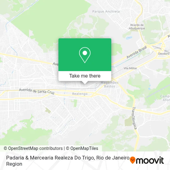Padaria & Mercearia Realeza Do Trigo map