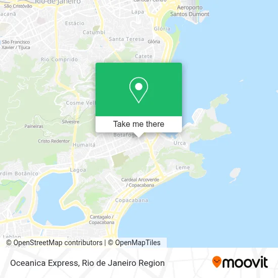 Oceanica Express map