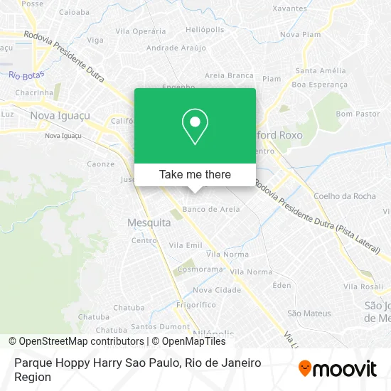 Parque Hoppy Harry Sao Paulo map