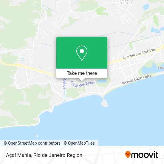 Açaí Mania map