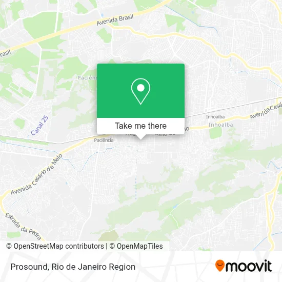 Prosound map