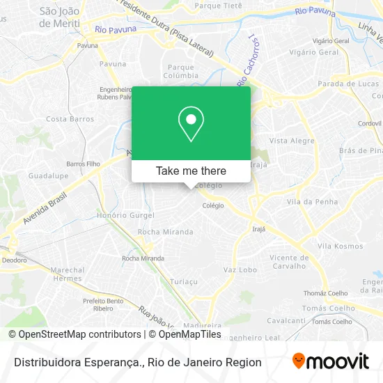 Distribuidora Esperança. map
