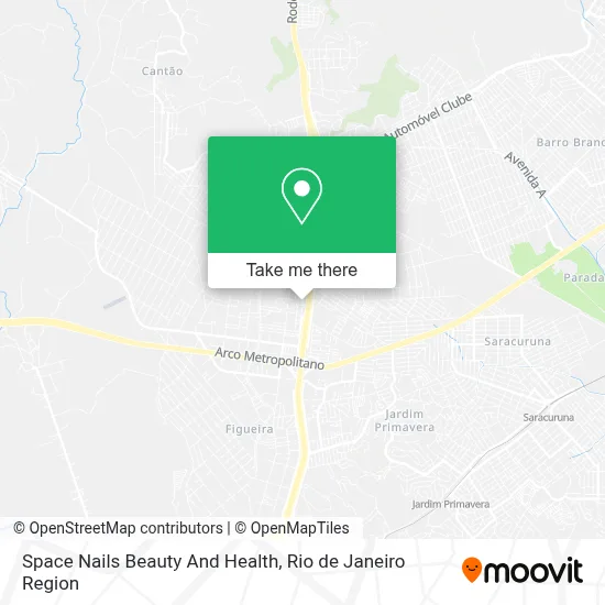 Space Nails Beauty And Health map