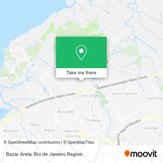 Bazar Areia map