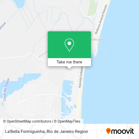 La'Bella Formiguinha map