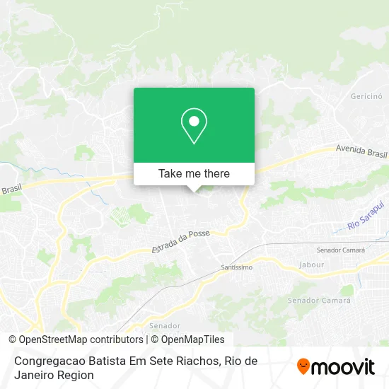 Congregacao Batista Em Sete Riachos map