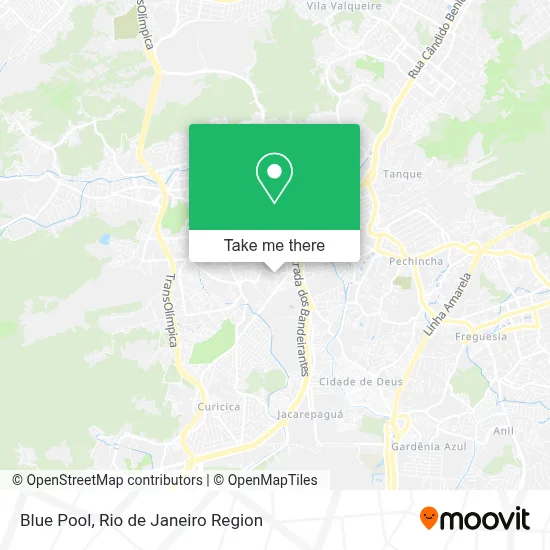Piscina Azul map