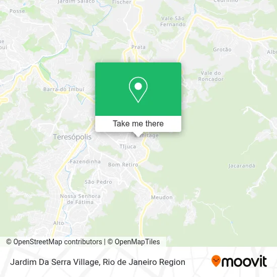 Jardim Da Serra Village map