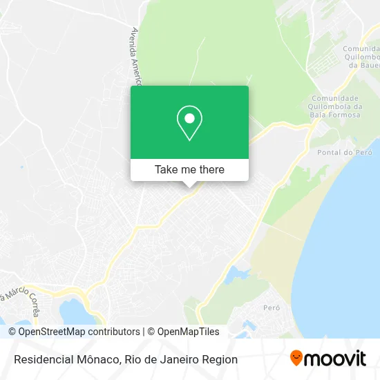 Residencial Mônaco map