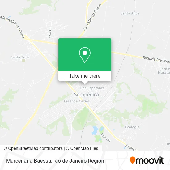 Marcenaria Baessa map