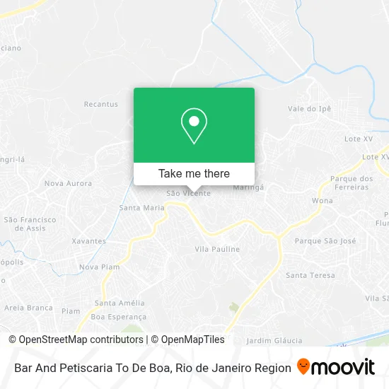 Bar And Petiscaria To De Boa map