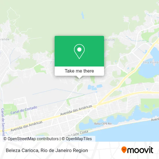 Beleza Carioca map