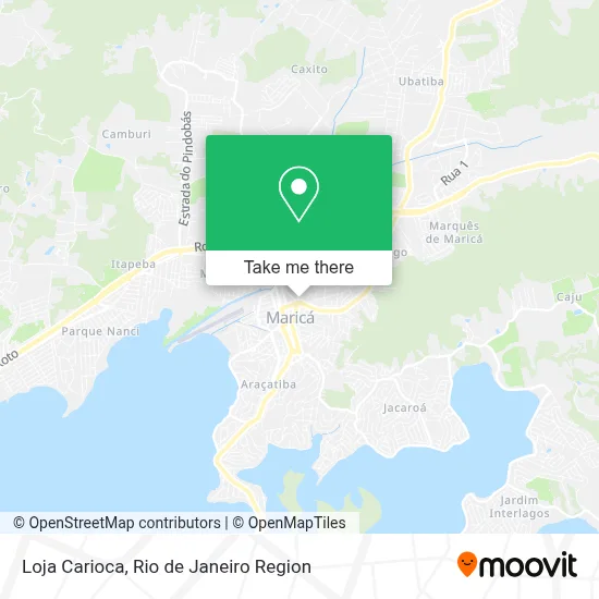 Loja Carioca map