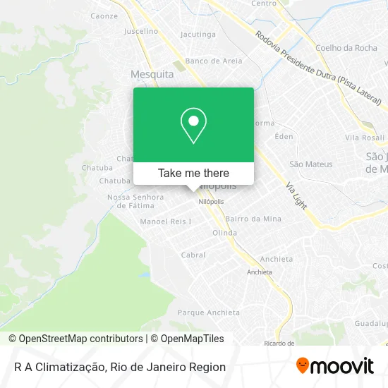 R A Climatização map