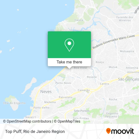 Top Puff map