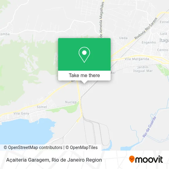 Açaiteria Garagem map