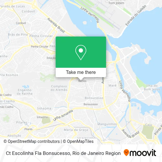 Ct Escolinha Fla Bonsucesso map