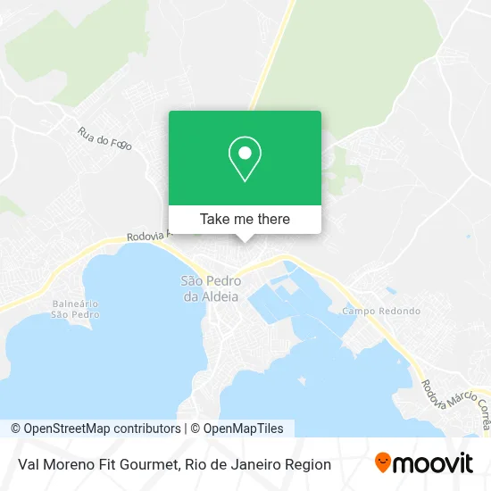 Val Moreno Fit Gourmet map