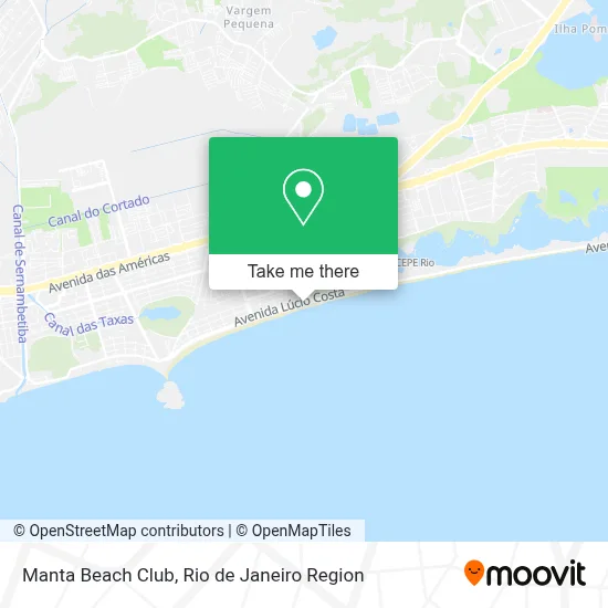 Manta Beach Club map