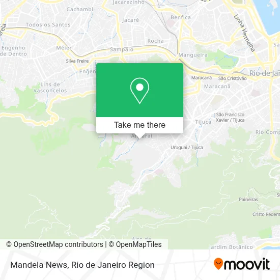 Mandela News map