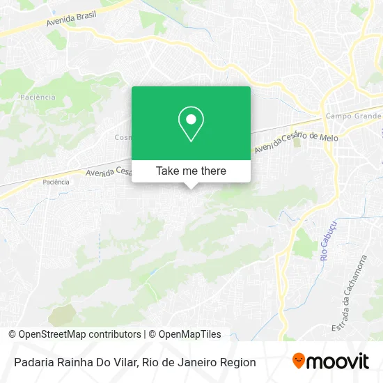 Padaria Rainha Do Vilar map