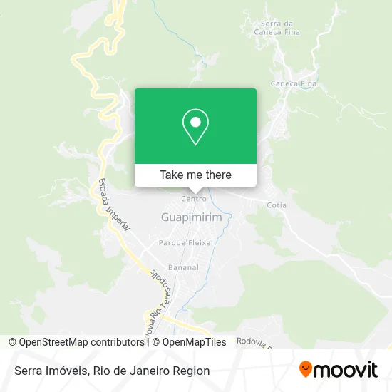 Serra Imóveis map