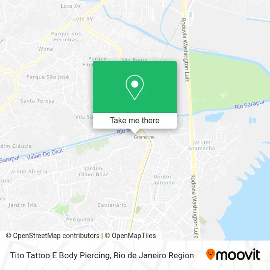 Tito Tattoo E Body Piercing map