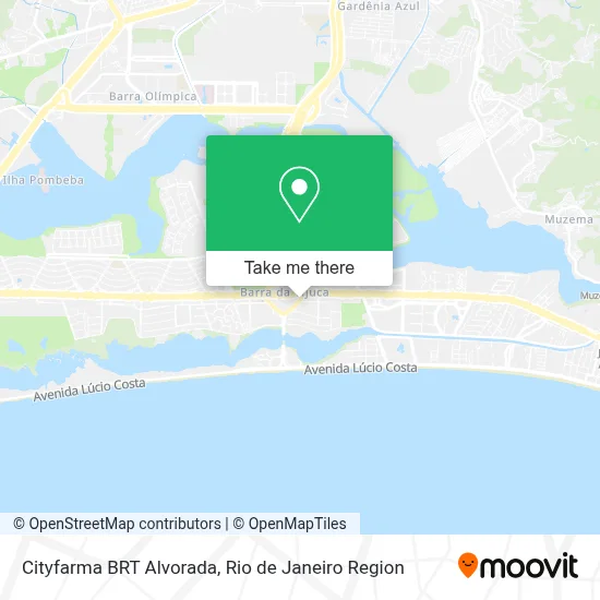 Cityfarma BRT Alvorada map