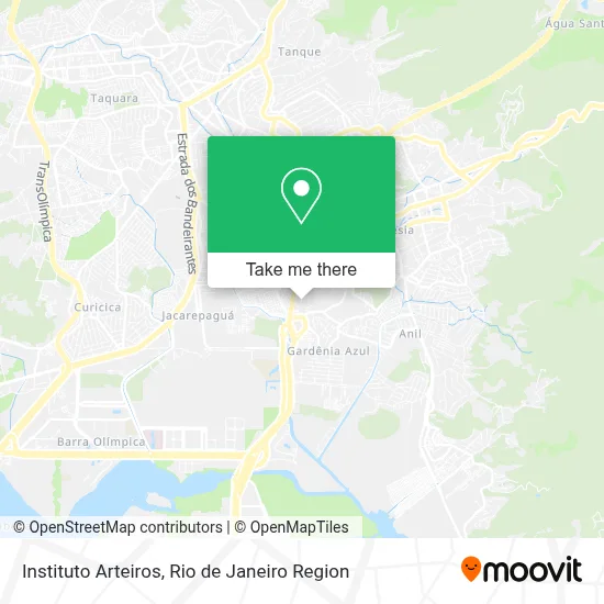 Instituto Arteiros map