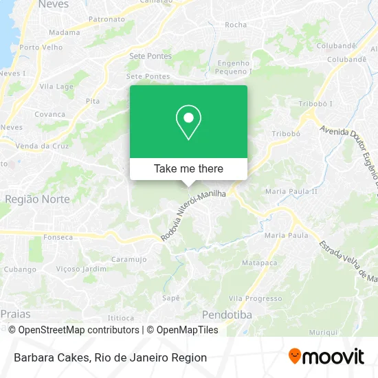 Barbara Cakes map