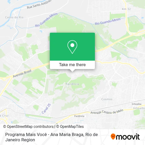 Programa Mais Você - Ana Maria Braga map