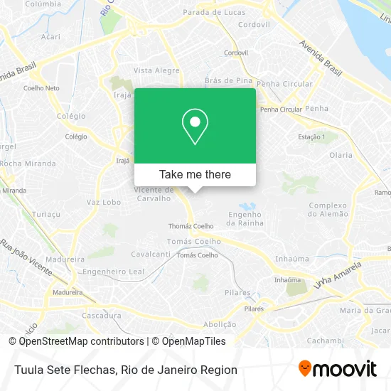 Tuula Sete Flechas map