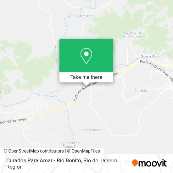 Curados Para Amar - Rio Bonito map