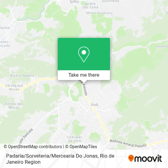 Padaria / Sorveteria / Mercearia Do Jonas map