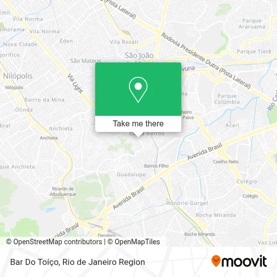 Bar Do Toíço map