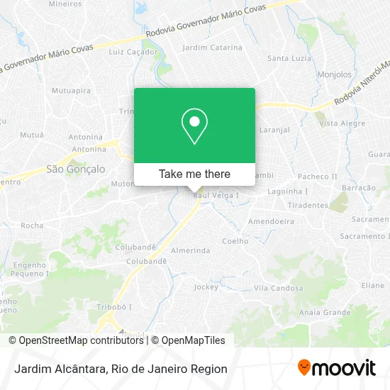 Jardim Alcântara map