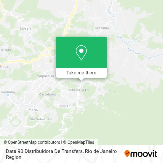 Data 90 Distribuidora De Transfers map