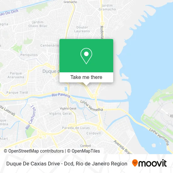 Duque De Caxias Drive - Dcd map