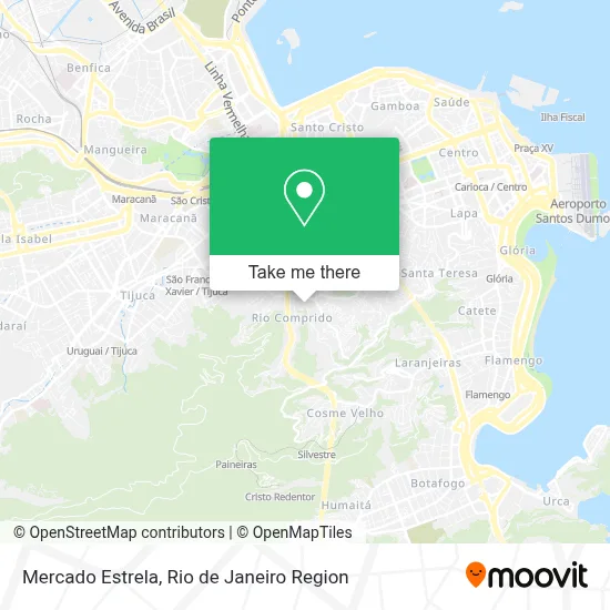 Mercado Estrela map