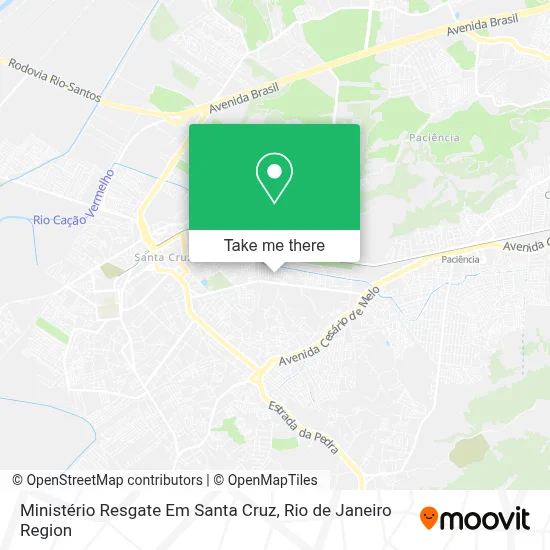 Ministério Resgate Em Santa Cruz map