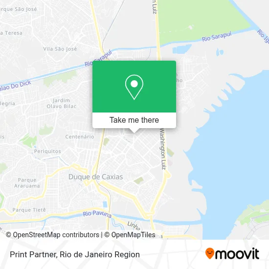 Print Partner map